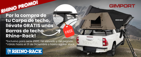 Carpa de Techo para auto con barras porta equipaje de regalo